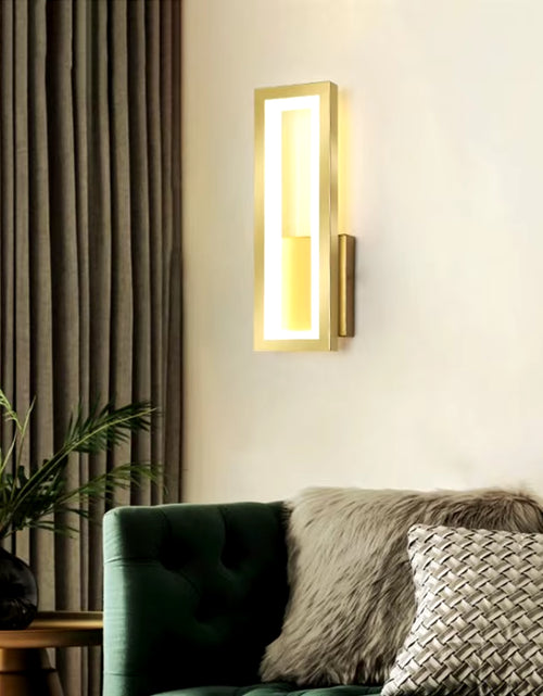 Load image into Gallery viewer, Modern Minimalist Wall Lamps Home Decor Living Room Bedroom Bedside 16W Ac96V-260V Led Sconce Black White Light Aisle Decoration
