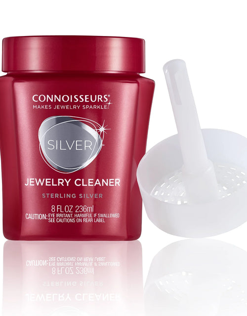 Load image into Gallery viewer, Silver Jewelry Cleaner, Liquid Dip Jewelry Cleaner in Red Jar
