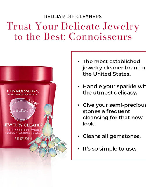 Load image into Gallery viewer, Delicate Jewelry Cleaner Solution for Pearls, Gemstones, and Fashion Jewelry, 8 Fl Oz

