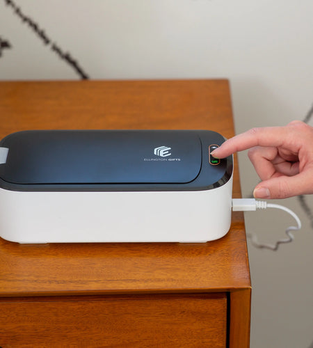 Ultrasonic Jewelry Cleaner & UVC Professional Sterilizer Machine, 550Ml 46Khz Power Portable Ultra Sonic Cleaner for Cleaning Glasses, Watches, Coins, Makeup, Dentures, Earring, Watch, 1 Year Warranty