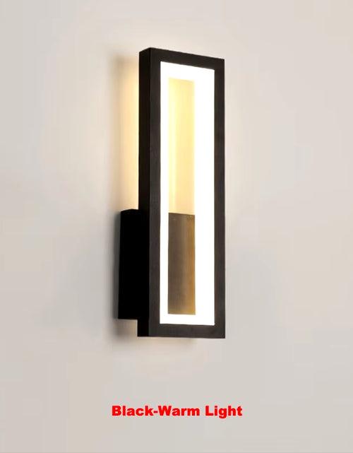 Load image into Gallery viewer, Modern Minimalist Wall Lamps Home Decor Living Room Bedroom Bedside 16W Ac96V-260V Led Sconce Black White Light Aisle Decoration
