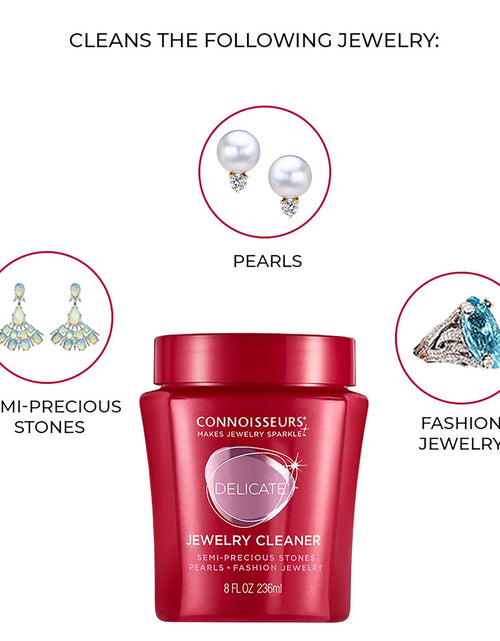 Load image into Gallery viewer, Delicate Jewelry Cleaner Solution for Pearls, Gemstones, and Fashion Jewelry, 8 Fl Oz
